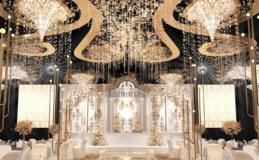 雷波花木兰喜事汇金色大厅效果展示